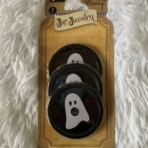 Ghost Mason Jar Jewelry Lids